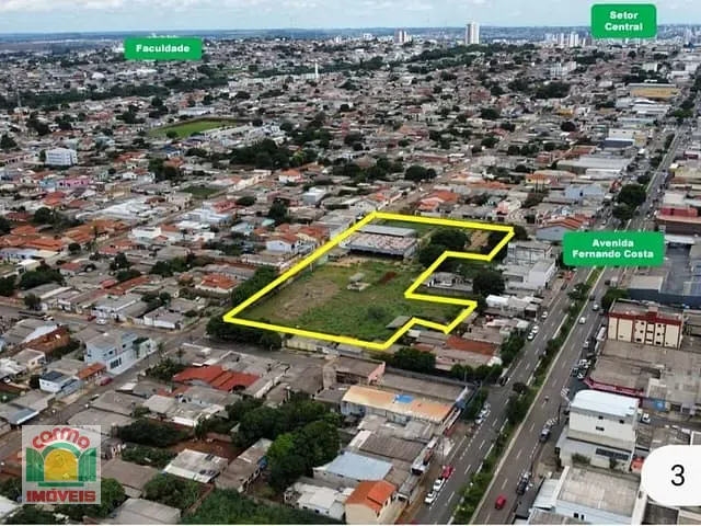 Terreno com 9053m², à venda, no bairro Vila Jaiara em Anápolis