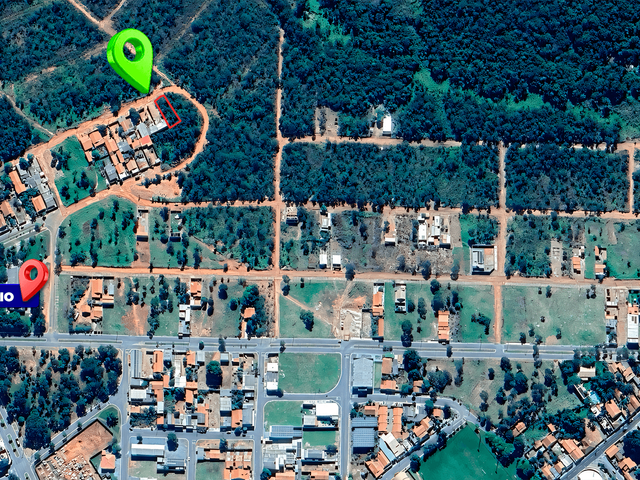 Terreno com 360m², à venda, no bairro Solar Água Quente em Rio Quente