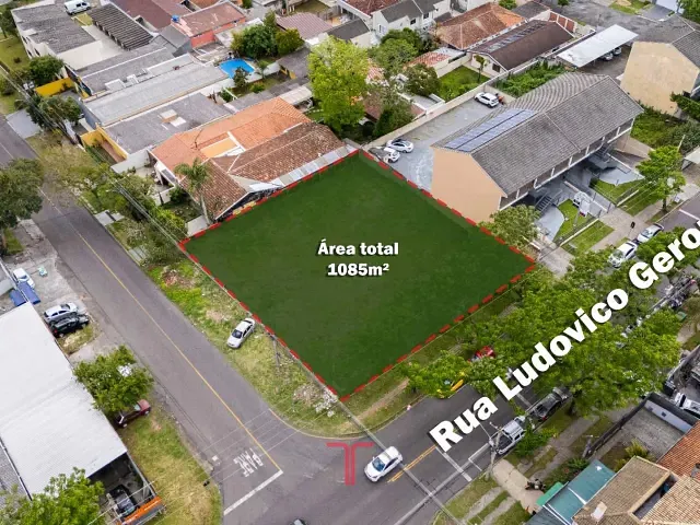 Terreno com 1085m², à venda, no bairro Boa Vista em Curitiba