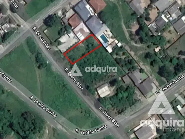 Terreno com 490m², à venda, no bairro Uvaranas em Ponta Grossa