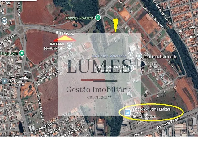 Terreno com 250m², à venda, no bairro Jardim Alphacenter em Santa Bárbara D'Oeste
