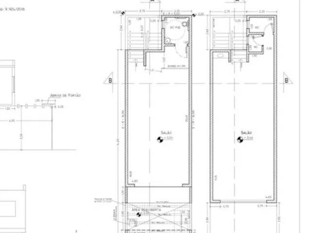 Ponto com 130m², para alugar, no bairro Campestre em Santo André