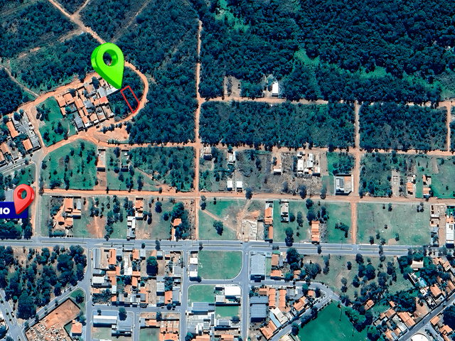 Terreno com 360m², à venda, no bairro Solar água Quente em Rio Quente
