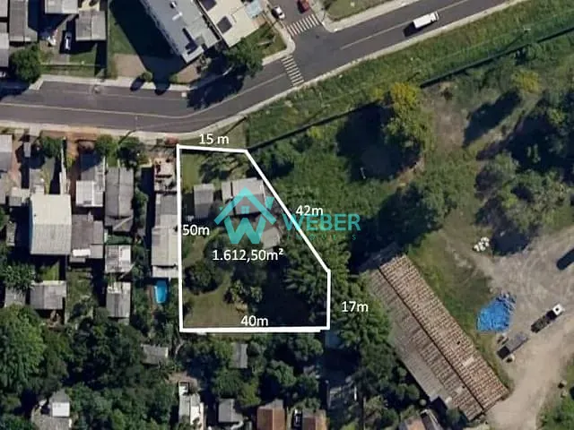 Terreno com 1612m², à venda, no bairro Rondônia em Novo Hamburgo