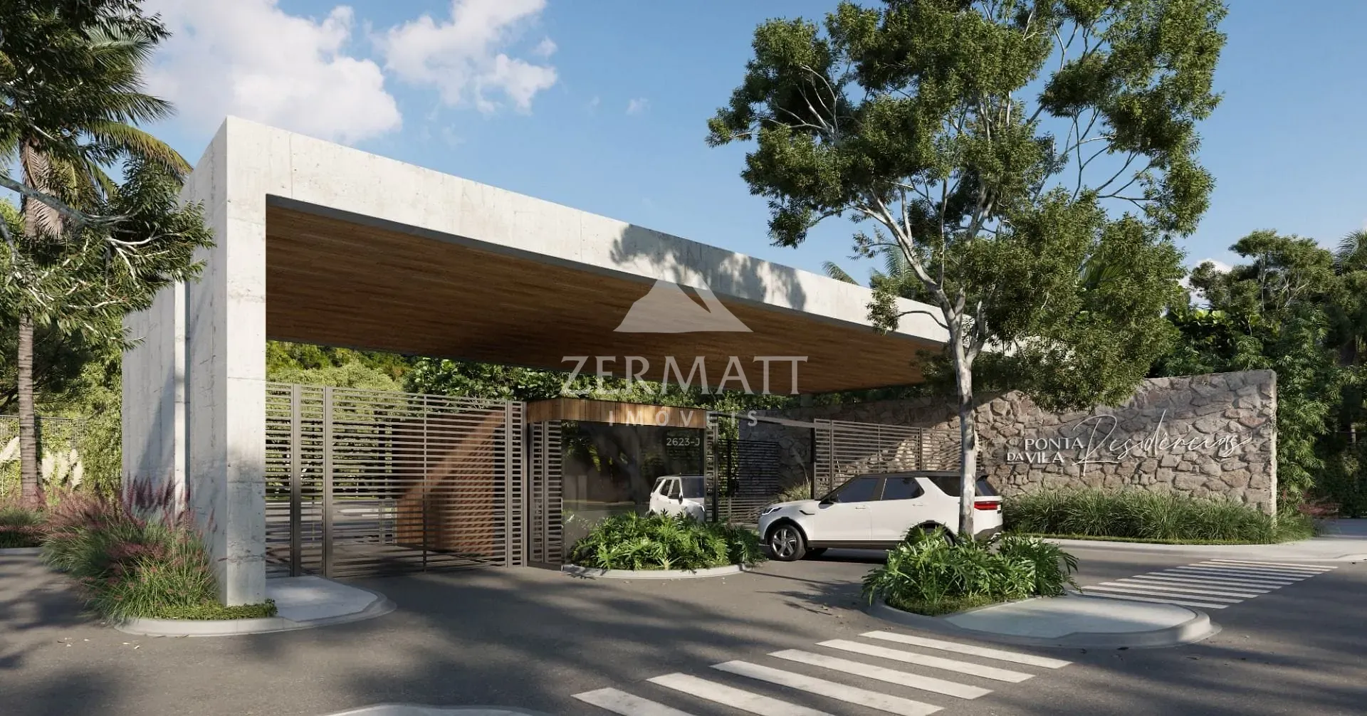 Terreno em condomínio fechado na Ponta Aguda - Blumenau/SC - foto 1