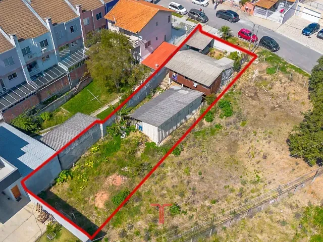 Terreno com 447m², à venda, no bairro Xaxim em Curitiba