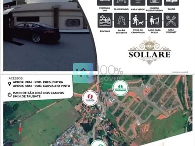 Terreno com 250m², à venda, no bairro Residencial Esperanca em Caçapava