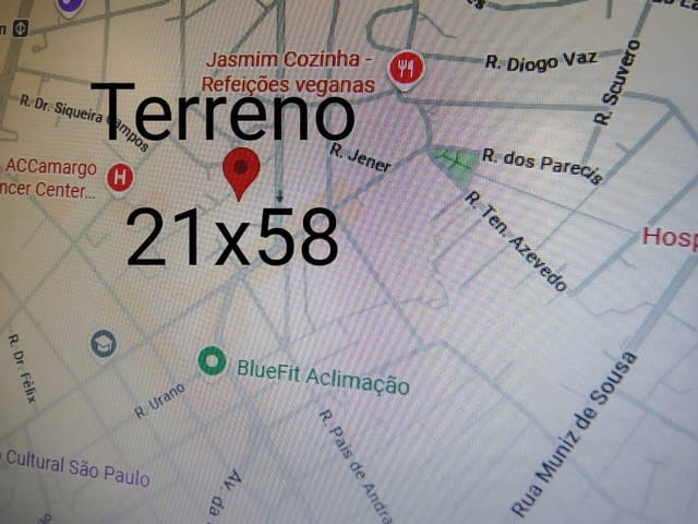 Terreno com 1218m², à venda, no bairro Liberdade em São Paulo