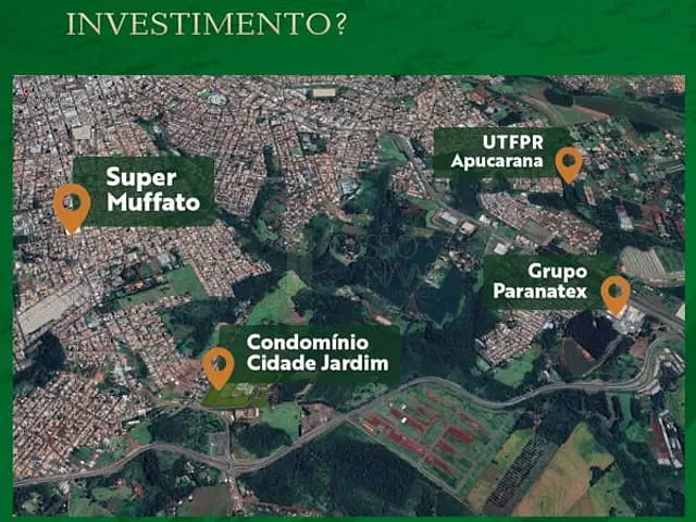 Terreno com 200m², à venda, no bairro Jardim Catuaí em Apucarana