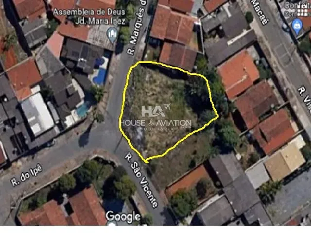 Terreno com 500m², à venda, no bairro Jardim Maria Inez em Aparecida De Goiânia