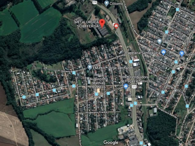 Terreno com 16134m², à venda, no bairro Chapada em Ponta Grossa