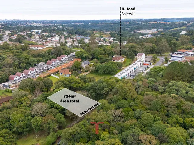 Terreno com 724m², à venda, no bairro Abranches em Curitiba