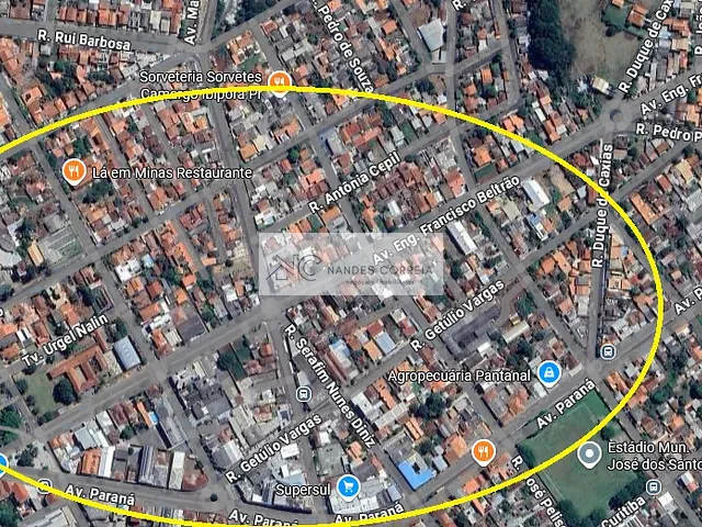 Terreno com 592m², à venda, no bairro Setor 1 em Ibiporã