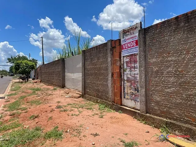 Terreno com 1000m², à venda, no bairro Jardim Cangalha em Três Lagoas