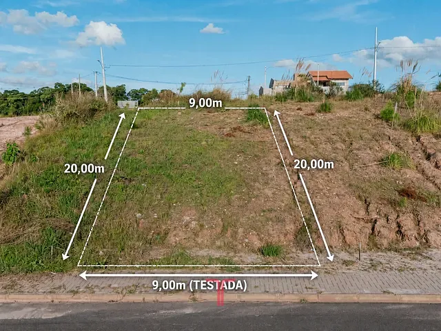 Terreno com 180m², à venda, no bairro Botiatuba em Almirante Tamandaré