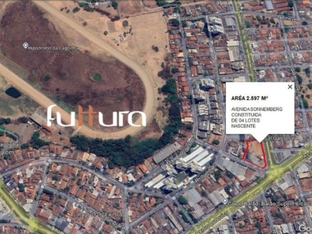 Terreno com 2598m², à venda, no bairro Cidade Jardim em Goiânia