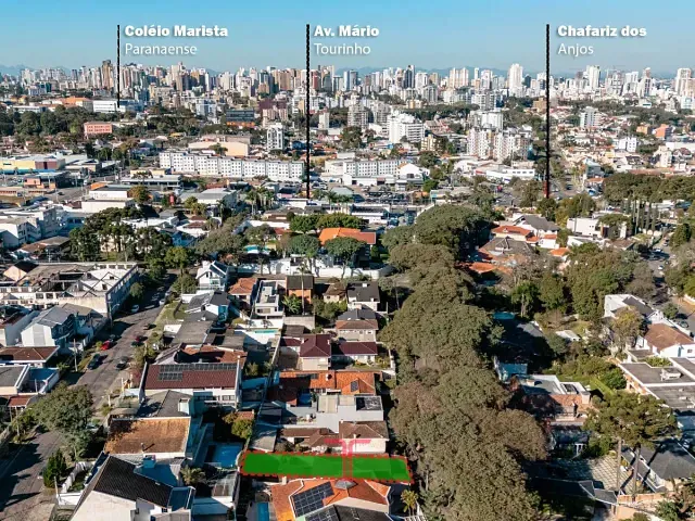 Terreno com 407m², à venda, no bairro Seminário em Curitiba