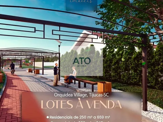 Terreno com 250m², à venda, no bairro Areias em Tijucas