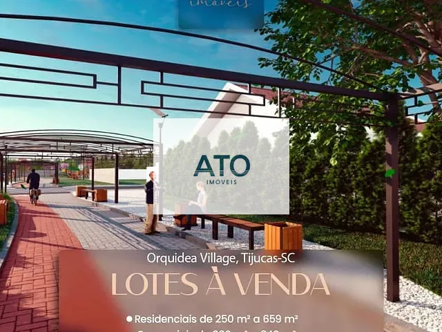 Terreno com 250m², à venda, no bairro Areias em Tijucas