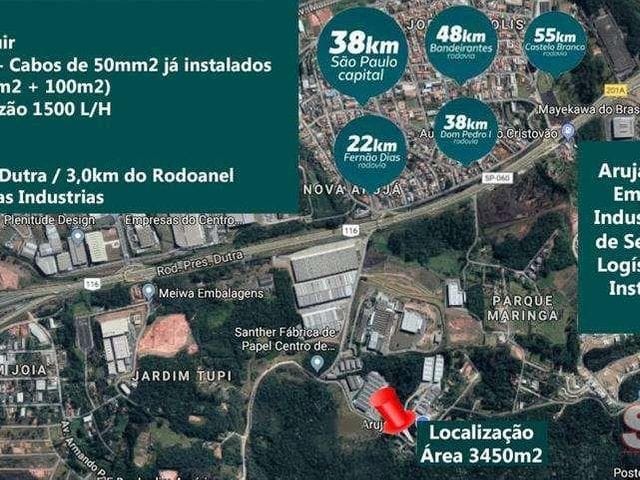 Terreno à venda, no bairro Parque Maringa em Arujá