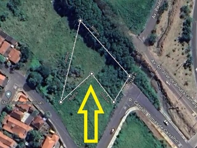 Terreno com 1276m², à venda, no bairro Patrimonio Santo Antonio em Birigui