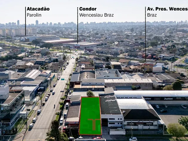 Terreno com 480m², à venda, no bairro Fanny em Curitiba