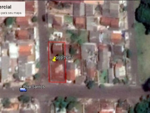 Terreno com 360m², à venda, no bairro Vila Salomé em Cambé