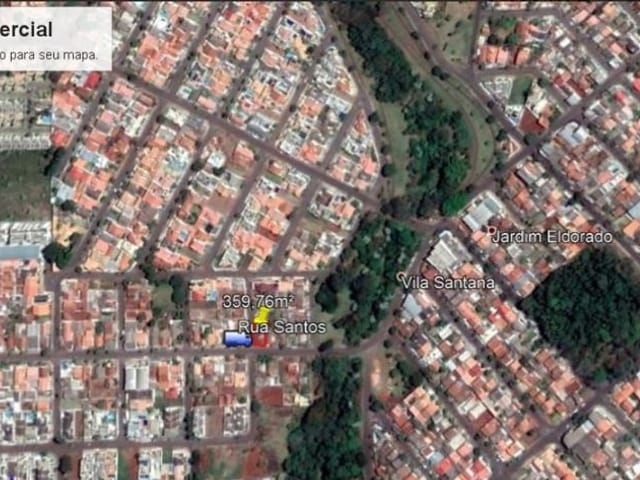 Terreno com 360m², à venda, no bairro Vila Salomé em Cambé