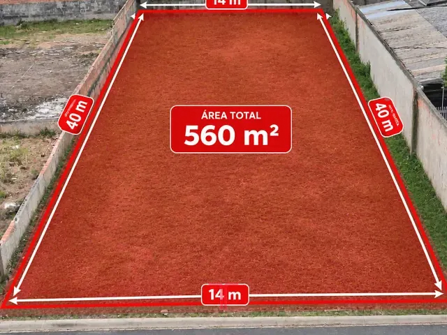 Terreno com 560m², à venda, no bairro Uberaba em Curitiba