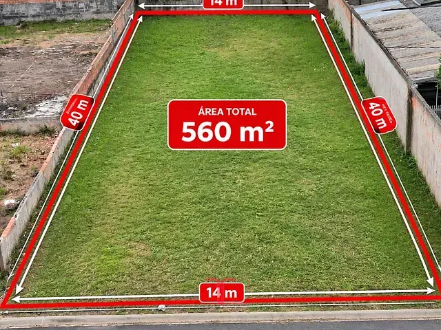Terreno com 560m², à venda, no bairro Uberaba em Curitiba