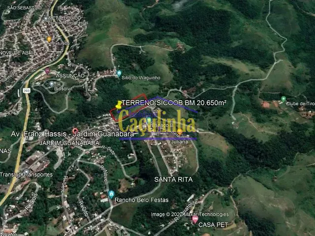 Terreno com 20650m², à venda, no bairro Jardim Guanabara em Barra Mansa
