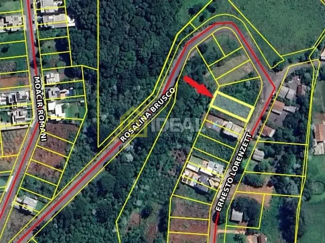 Terreno com 597m², à venda, no bairro Parque de Exposições em Concórdia