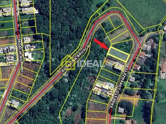 Terreno com 597m², à venda, no bairro Parque de Exposições em Concórdia