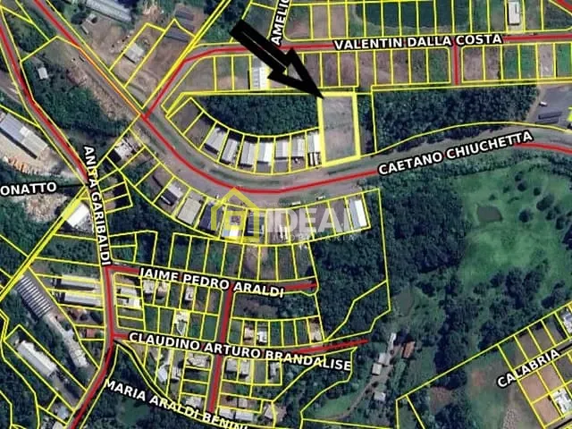 Terreno com 3281m², à venda, no bairro Colinas em Concórdia