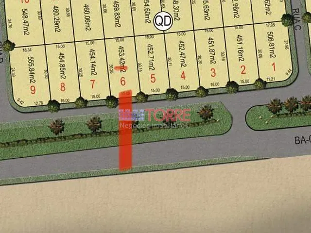 Terreno com 450m², à venda, no bairro Nossa Senhora da Vitória em Ilhéus