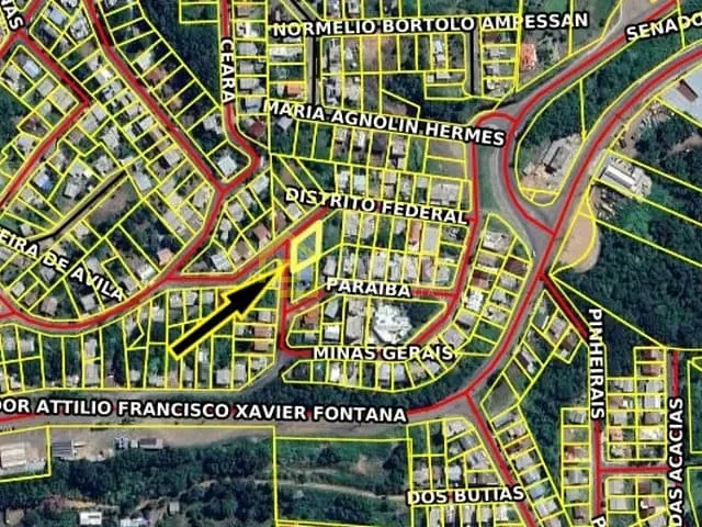 Terreno com 504m², à venda, no bairro Estados em Concórdia