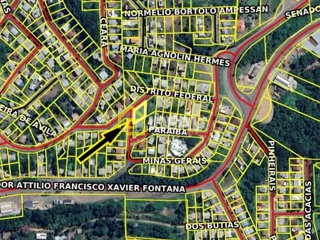 Terreno com 504m², à venda, no bairro Estados em Concórdia