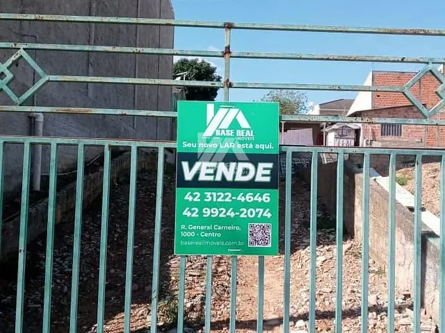 Terreno com 490m², à venda, no bairro Nova Rússia em Ponta Grossa