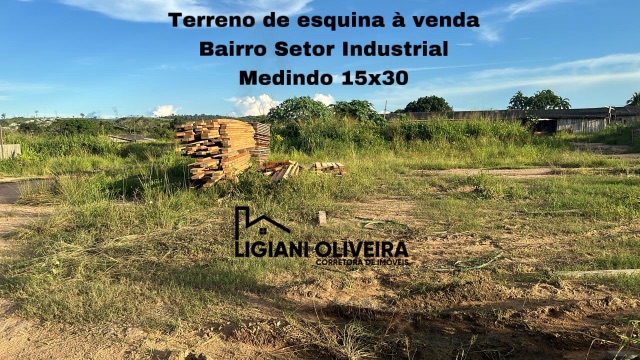 Terreno com 450m², à venda, no bairro Setor Industrial em Novo Progresso