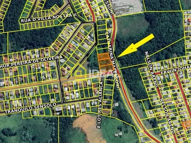 Terreno com 497m², à venda, no bairro Gruta em Concórdia