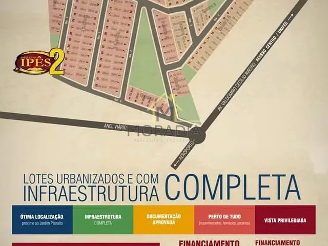 Terreno com 250m², à venda, no bairro Parque dos Ipês em Guaxupé