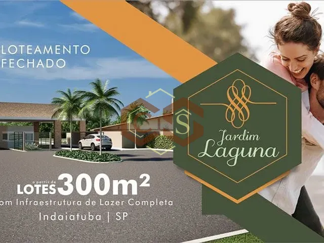 Terreno com 339m², à venda, no bairro Condomínio Laguna Residencial em Indaiatuba