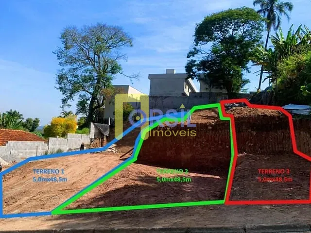 Terreno com 243m², à venda, no bairro Vila São Paulo em Mogi das Cruzes