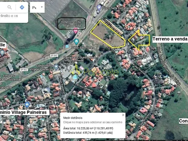 Terreno com 8880m², à venda, no bairro Nossa Senhora do Perpétuo Socorro em Pindamonhangaba