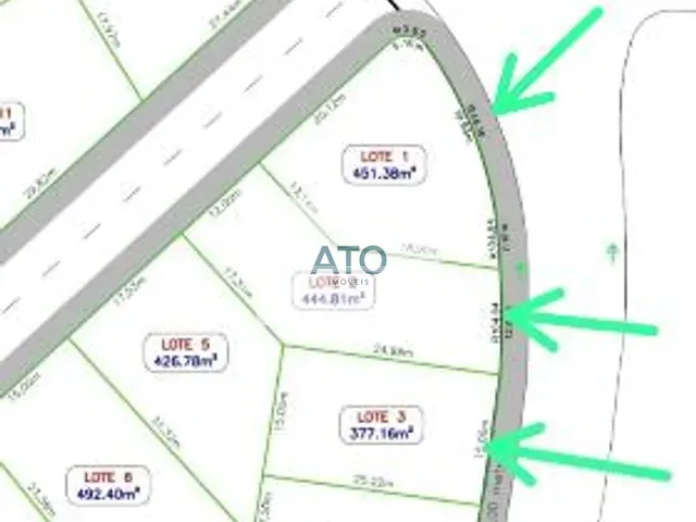 Terreno com 360m², à venda, no bairro Moura em Canelinha