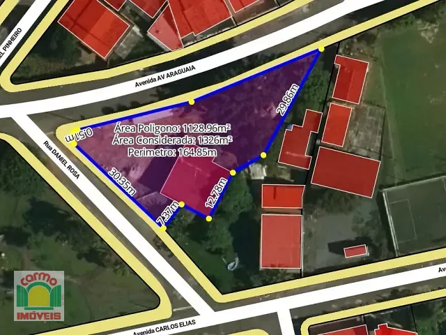 Terreno com 1006m², à venda, no bairro São Carlos em Anápolis