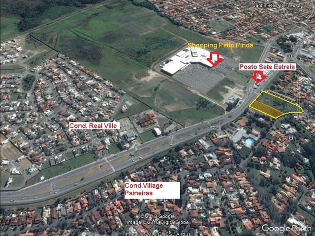 Terreno com 3083m², à venda, no bairro Nossa Senhora do Perpétuo Socorro em Pindamonhangaba