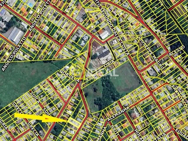 Terreno com 622m², à venda, no bairro Nações em Concórdia