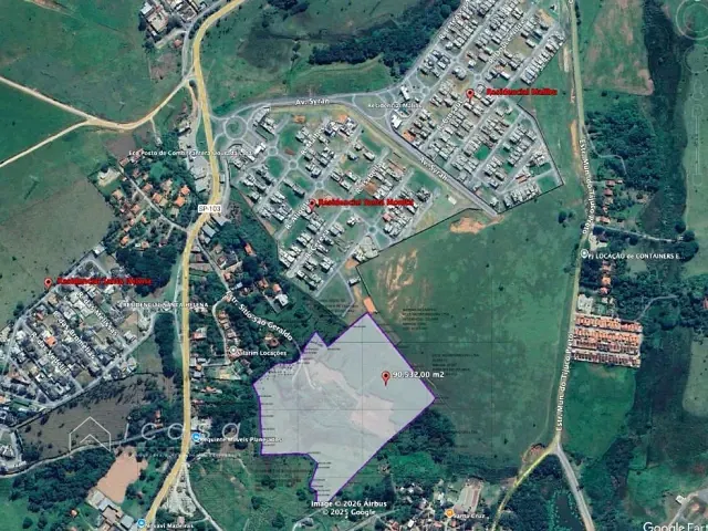 Terreno com 90532m², à venda, no bairro Sapé I em Caçapava