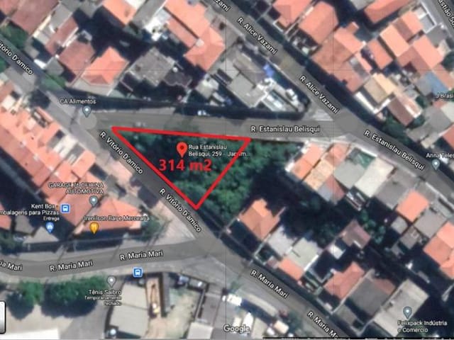 Terreno com 314m², à venda, no bairro Jardim Monte Alegre em Taboão da Serra